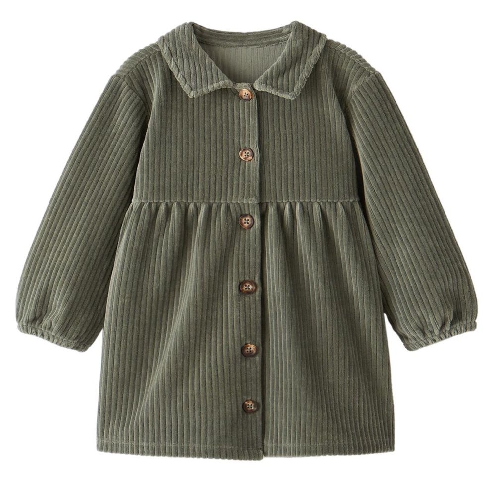 Zara Girls Corduroy Dress Shirt Toddler 2/3 size